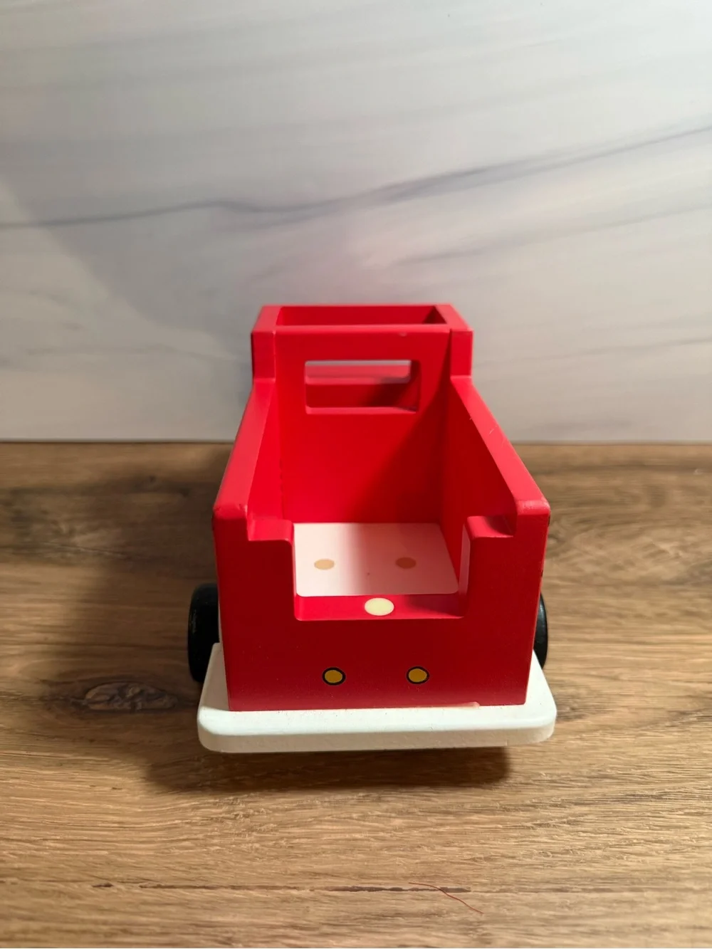Wood Fire Truck Toy Magnetic
